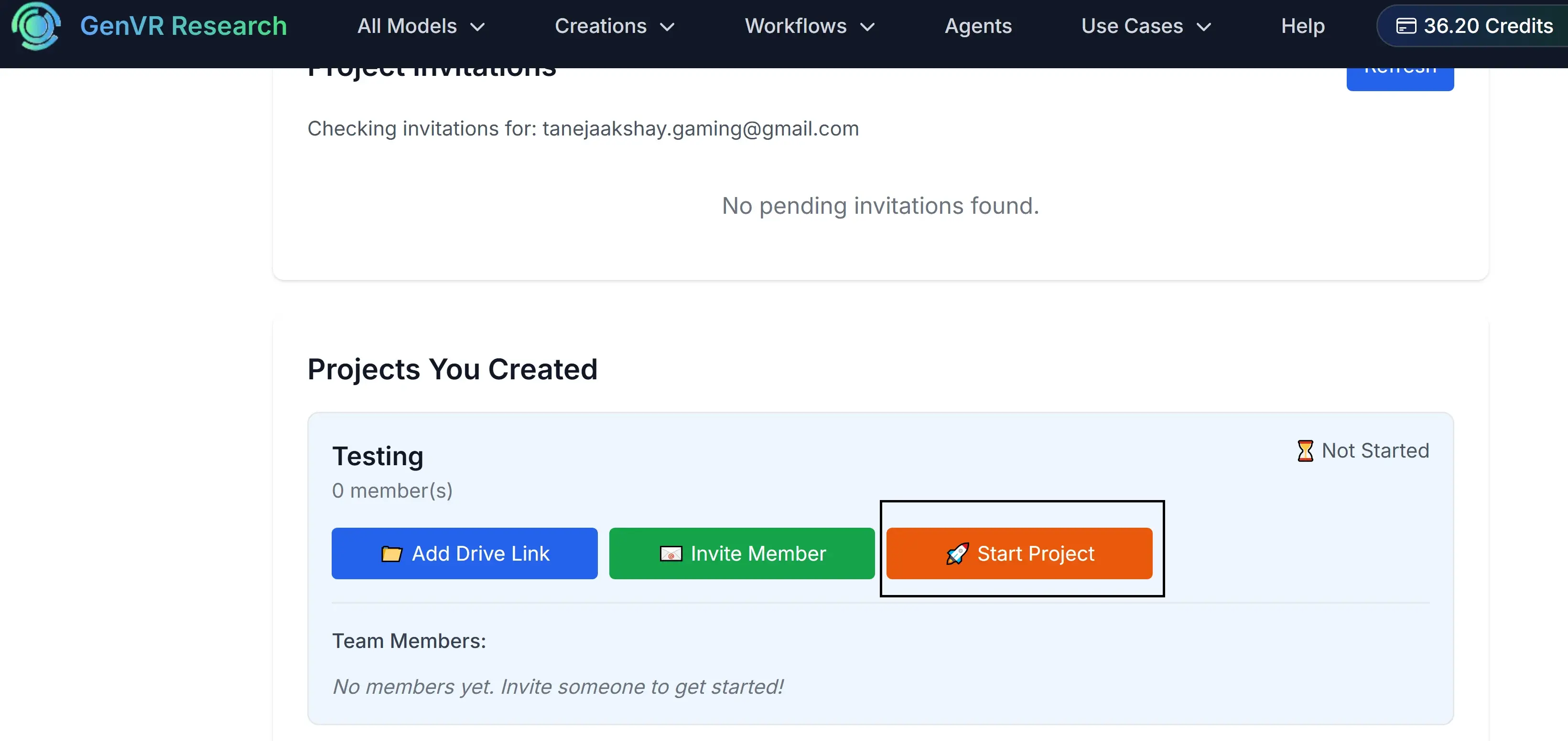 Step 3: Start Your Project