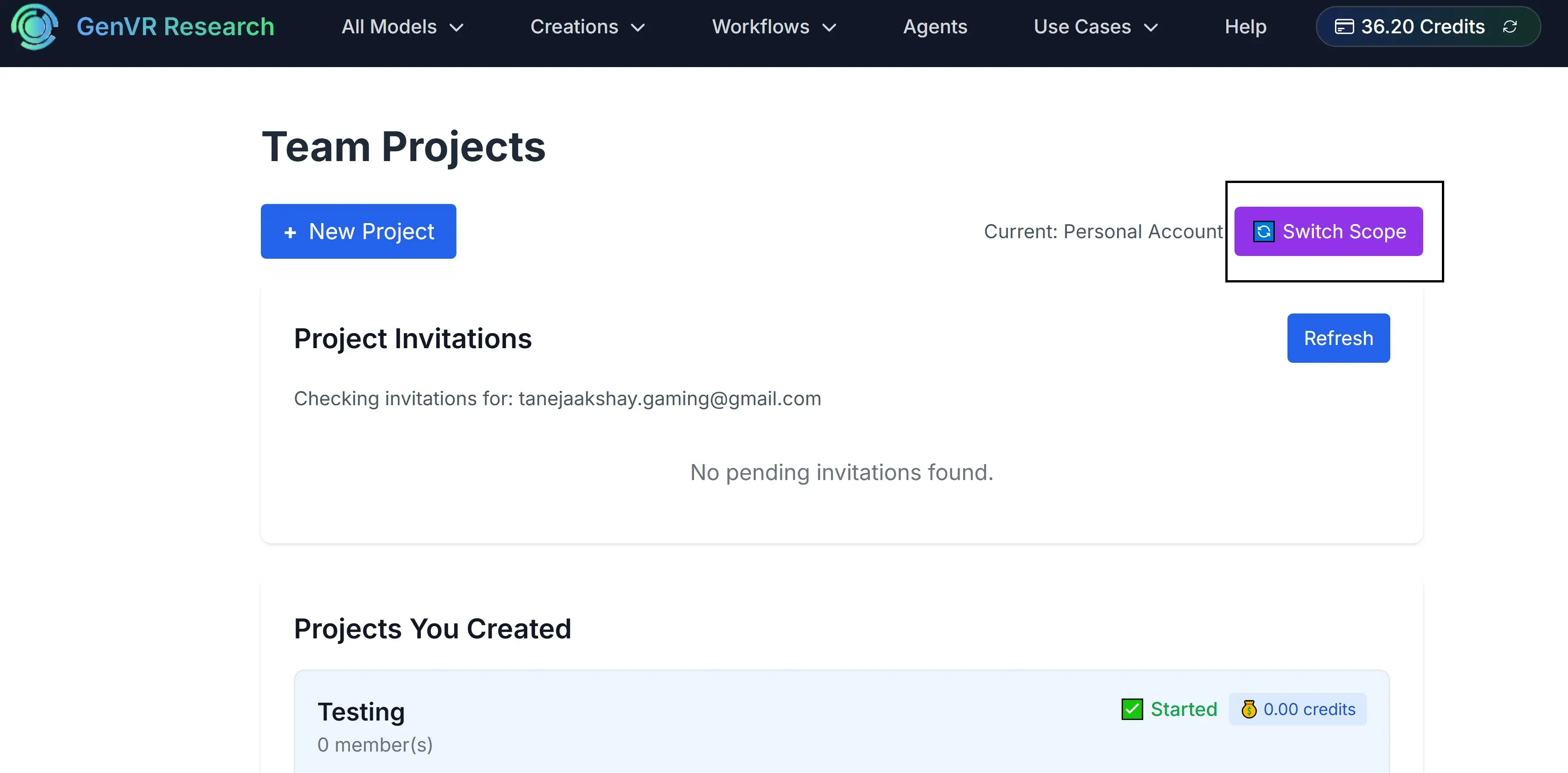 Step 4: Switch Scope